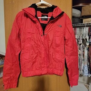 The North Face Red Ski & Snow Jacket Hooded Water-Resistant